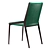 Sleek Berlin Dining Chair 3D model small image 2