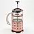 Sleek French Press Coffee Maker 3D model small image 4