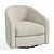 Comfortable Mid-Century Swivel Glider 3D model small image 1