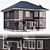 Stately Two-Storey Cottage with Bay Window 3D model small image 1