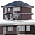 Stately Two-Storey Cottage with Bay Window 3D model small image 2