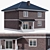 Stately Two-Storey Cottage with Bay Window 3D model small image 3