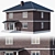 Stately Two-Storey Cottage with Bay Window 3D model small image 4