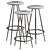 Sleek HOF Bar Stool: Modern Design 3D model small image 3