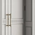 Elegant White Wooden Door 3D model small image 3
