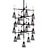 Luxury Vail Chandelier: Exquisite Design 3D model small image 3