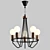 Elegant Freya Arabella Pendant Chandelier 3D model small image 3