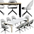 Rolf Benz 957 Roma S Furman: Stylish Table & Armchair 3D model small image 1