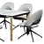 Rolf Benz 957 Roma S Furman: Stylish Table & Armchair 3D model small image 3