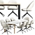 Rolf Benz 957 Roma S Furman: Stylish Table & Armchair 3D model small image 10