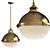 Elegant Fletcher Pendant Light 3D model small image 1