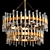 Elegant Haskell 16-Light Chandelier 3D model small image 1