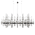Ethereal Moonlight Chandelier 3D model small image 2