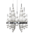 Ethereal Moonlight Chandelier 3D model small image 3