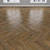 Versatile Parquet Oak Flooring 3D model small image 4
