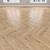 Parquet Oak: Herringbone, Linear, Chevron 3D model small image 3