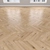 Parquet Oak: Herringbone, Linear, Chevron 3D model small image 4