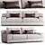  Stylish HEDO Sofa: Luxury Comfort for Your Home 3D model small image 1