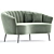 Bonnie Loveseat: Stylish 2-Seater Sofa! 3D model small image 3