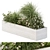 Garden Greens: 290-Piece Outdoor Plant Box 3D model small image 2