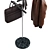 Modern Valet Stand with Mirror 3D model small image 4