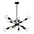 Fireworks E27 Chandelier Vitaluce 3D model small image 1