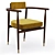 Gardner Walnut Dining Chair 3D model small image 1