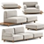 Palco Sofa Module Set 1: Versatile & Stylish 3D model small image 5