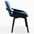 Modern Ondina Side Chair: George Oliver's Wayfair Wonder! 3D model small image 3