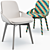 Modern Ondina Side Chair: George Oliver's Wayfair Wonder! 3D model small image 5