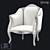 Modern Armchair in LoftDesigne 4106 3D model small image 1