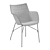 Kartell Q/Wood Chair 3D model small image 6