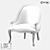 Modern Armchair 4110: Loft Design 3D model small image 2