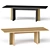 Paradox Natural Oak Dining Table: Sleek and Timeless 3D model small image 1