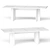 Paradox Natural Oak Dining Table: Sleek and Timeless 3D model small image 2