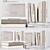 Vintage Book Stack Set 3D model small image 1