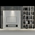 Modern TV wall set 257 3D model small image 2