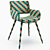 Modern Kremer Arm Chair 3D model small image 5