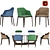 Elegant Solid Wood Dining Chair - Poliform Grace 3D model small image 4