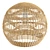 Boho Chic Rattan Pendant Light 3D model small image 2