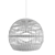 Boho Chic Rattan Pendant Light 3D model small image 3