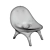 Elegant Suave Chair: Comfort Redefined 3D model small image 4