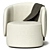 Luxury and Comfort: Fendi Anabel Armchair 3D model small image 4