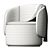 Luxury and Comfort: Fendi Anabel Armchair 3D model small image 5