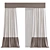 Versatile Curtain 922: Perfect Blend of Form and Function 3D model small image 3