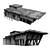 Sleek Concrete Architectural Wonder 3D model small image 1