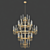 Regal Brilliance: Gala Chandelier 3D model small image 1