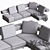 Elegant Wing Sofa - Flexform 3D model small image 5