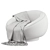 Elegant Swivel Chair: Eichholtz Bollinger 3D model small image 5