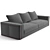 Luxurious Fendi Casa Montgomery Sofa 3D model small image 2